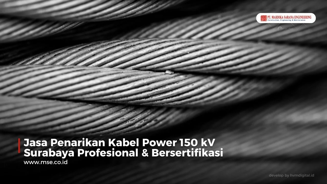Jasa Penarikan Kabel Power 150 kV Surabaya Profesional & Bersertifikasi