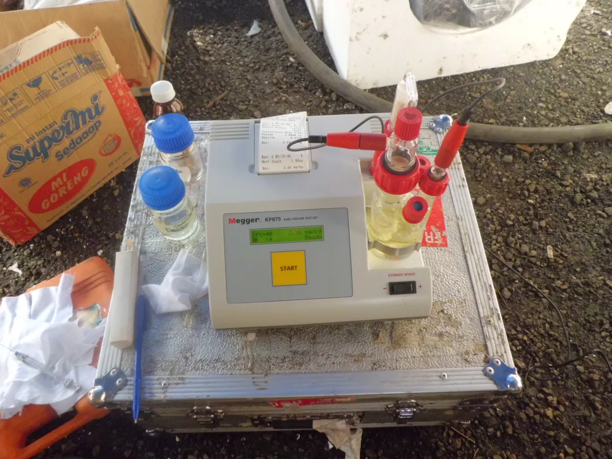 alat tes kadar air (Testing Equipment)